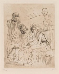 Reading of the Barrister's Brief. Creator: Jean Louis Forain (French, 1852-1931).