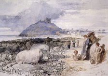 'Criccieth', Wales, 1850.   Artist: Sir John Gilbert