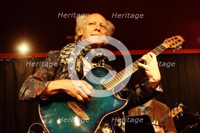 Peter Oxley, Oxley-Meier Guitar Project, Verdict Jazz Club, Brighton, East Sussex, May 2023. Creator: Brian O'Connor.