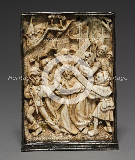 Plaque: Christ Carrying the Cross, c. 1480-1500. Creator: Unknown.