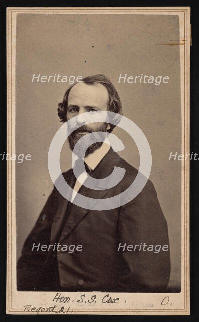 Portrait of Samuel Sullivan Cox (1824-1889), Before 1889. Creators: Charles De Forest Fredricks, Charles D. Fredricks & Co.