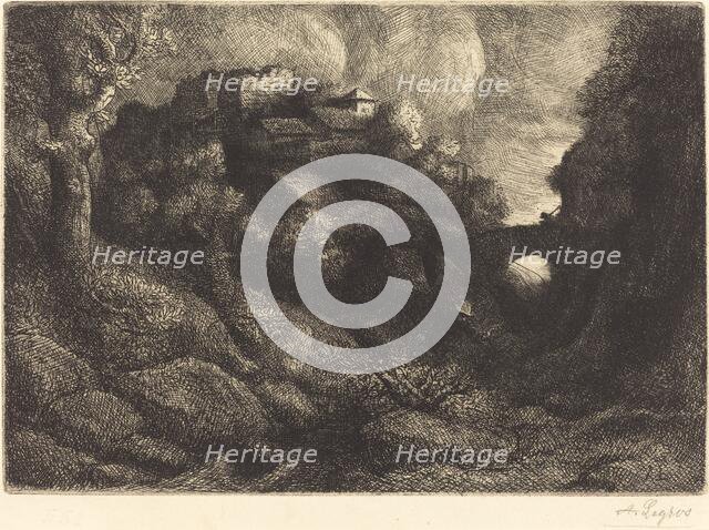 Remembrance of Italy (Souvenir d'Italie). Creator: Alphonse Legros.