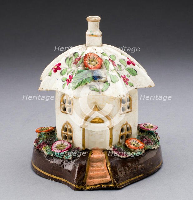 Incense Burner, Staffordshire, c. 1830. Creator: Staffordshire Potteries.