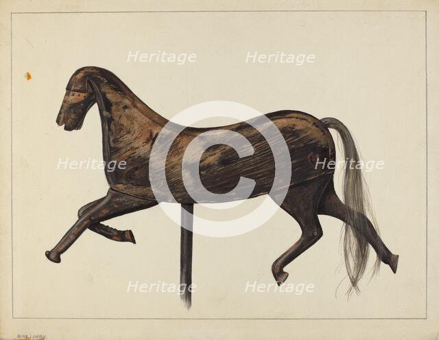 Weather Vane, c. 1937. Creator: Mina Lowry.