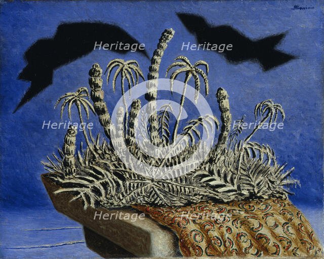 Portable island, 1931. Creator: Savinio, Alberto (1891-1952).