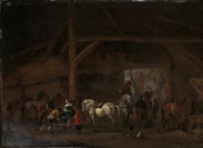 A Stable, c.1665-1668. Creator: Philip Wouverman.