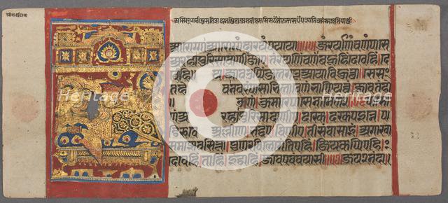 Birth of Parshva to Queen Vama, from the Kalpa-sutra, c. 1500. Creator: Unknown.