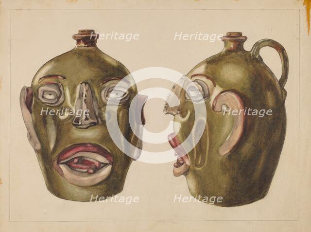 Grotesque Jug, c. 1936. Creator: Frank Fumagalli.