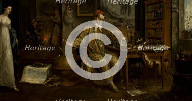 Scholar in His Studio, 1815. Creator: Michal Stachowicz.