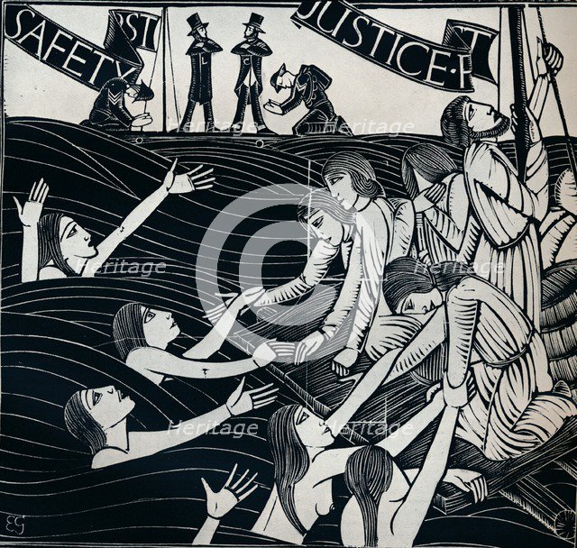 'Safety First', 1925 (1934). Artist: Eric Gill.