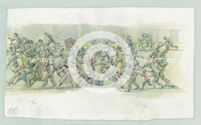 German naval bombardment of Scarborough, North Yorkshire, 1914 (2014). Creator: Judith Dobie.