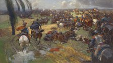 The Battle of the Katzbach on 26 August 1813, 1914. Creator: Roubaud, Franz (1856-1928)