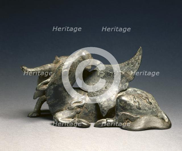 Mirror Stand in the Shape of a Djeiran, mid 17th Century- early 20th Century. Creator: Unknown.