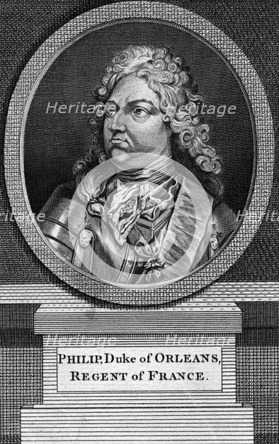 Philippe II, Duke of Orleans and Regent of France. Artist: Unknown