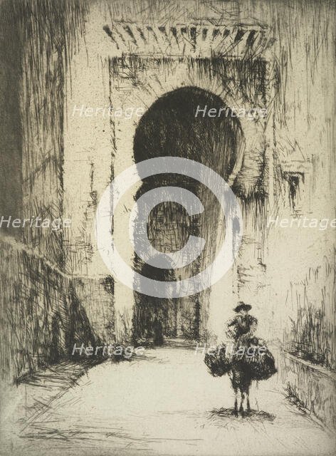 Gate of Justice, Granada, c. 1930. Creator: Sydney Mackenzie Litten.