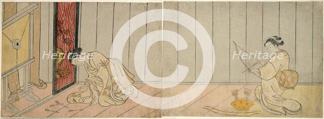 The Archery Gallery, 1765. Creator: Suzuki Harunobu.