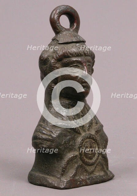 Steelyard weight in the form of Athena, Byzantine, 6th-9th century (?). Creator: Unknown.