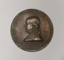Benjamin Franklin Commemorative Medal, 1906. Creator: Louis Saint-Gaudens.