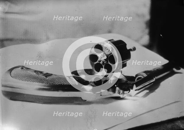 Schrank's revolver, 1912. Creator: Bain News Service.