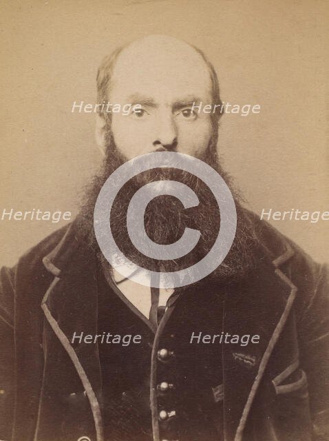 Villetard. Jules, Pierre. 42 ans, né à Ligny-le-Chastel (Yonne). Terrassier. Anarchiste. 5..., 1894. Creator: Alphonse Bertillon.