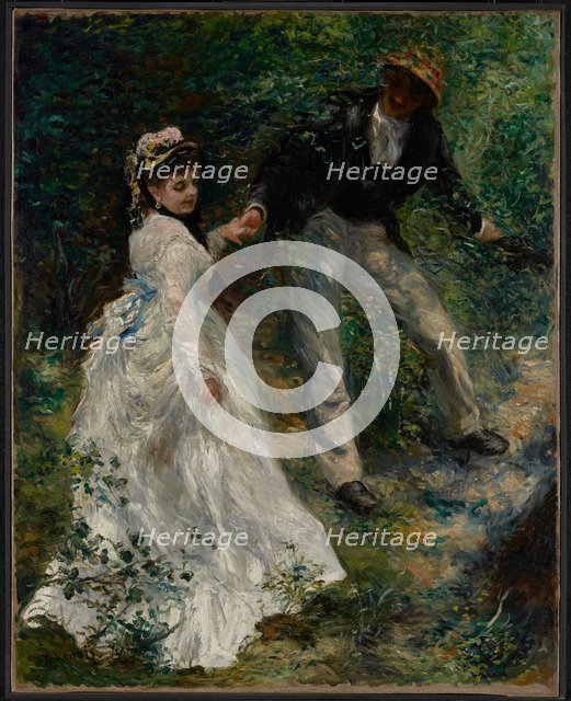 La Promenade, 1870. Artist: Renoir, Pierre Auguste (1841-1919)