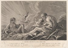 Love Instructed By Mercury, 18th century. Creator: Pierre François Basan.