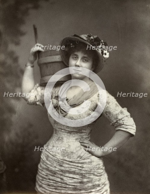 Leonora Braham, British opera singer and actress, 1882.  Artist: London Stereoscopic & Photographic Co