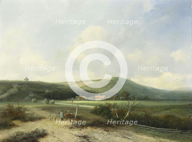 View in the Dunes, 1855. Creator: Johannes Franciscus Hoppenbrouwers.