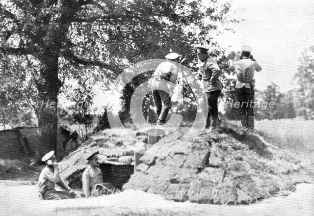 'Les Revers Russes; en septembre, sur le front russe, apres la fin de la retraite', 1915 Creator: Unknown.