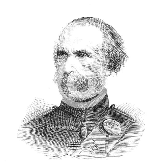 The Scottish Volunteers: Lieut.-Col David Davidson, Queen's Edinburgh Rifle Volunteer Brigade, 1881. Creator: Unknown.