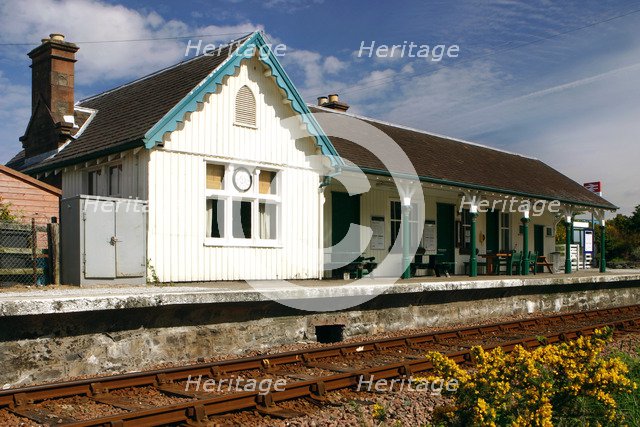 Plockton Railway Station, Highland, Scotland.