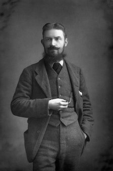 George Bernard Shaw (1856-1950) Irish dramatist, critic and Fabian, 1893.Artist: W&D Downey