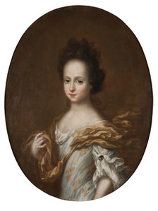 Portrait of Duchess Hedvig Sophia of Holstein-Gottorp (1681-1708), Queen of Sweden.