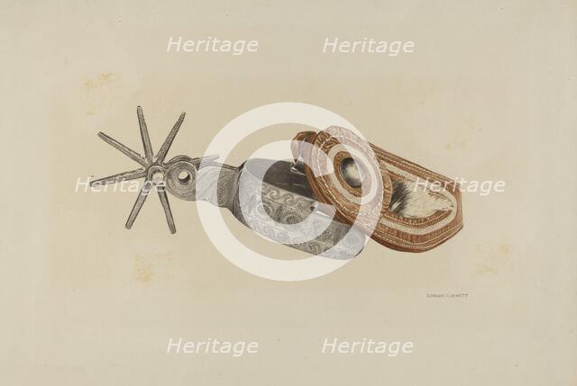 Spur, c. 1938. Creator: Edward Jewett.