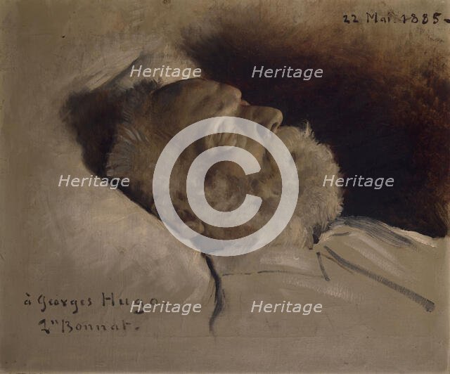 Victor Hugo sur son lit de mort, 22–05–1885. Creator: Leon Joseph Florentin Bonnat.