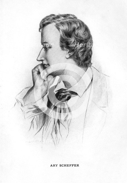 Ary Scheffer, French painter, (1912). Artist: Unknown