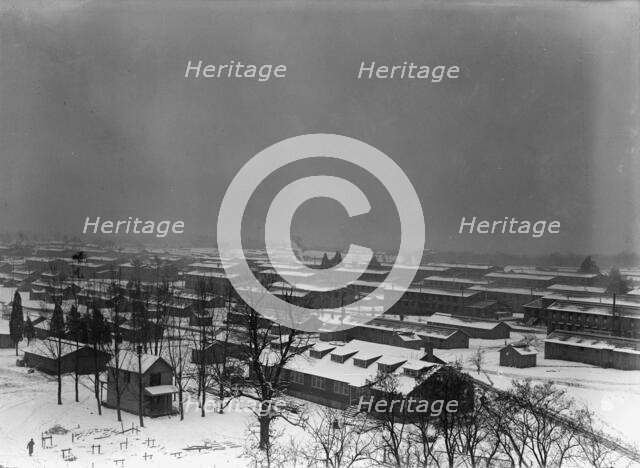 Camp Meade, Maryland - Winter Views, 1917. Creator: Harris & Ewing.