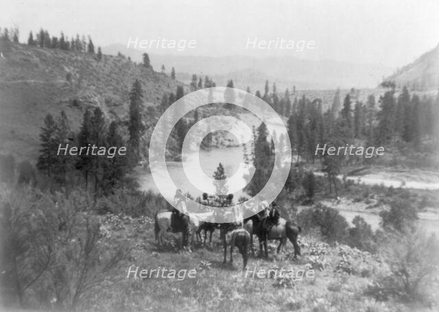 On Spokane River, c1910. Creator: Edward Sheriff Curtis.