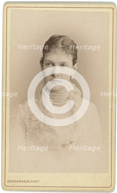 Grand Duchess Maria Pavlovna of Russia (1854-1920), between 1870 and 1880.