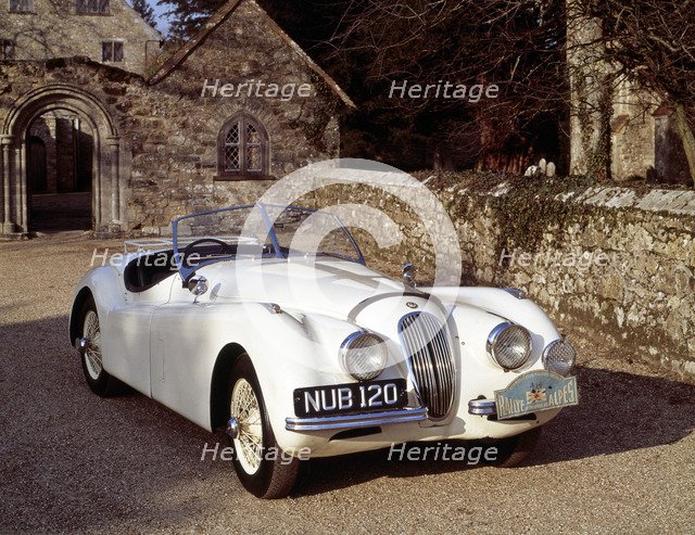 1950 Jaguar XK 120. Artist: Unknown