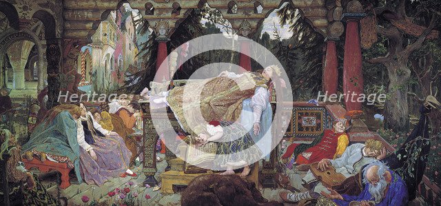 'Sleeping Beauty', 1900-1926.  Artist: Viktor Mihajlovic Vasnecov
