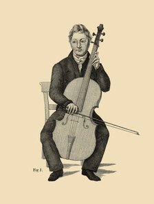 Bernhard Romberg. From: "Violoncell-Schule von Bernhard Romberg", c1840. Creator: Anonymous.
