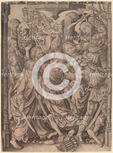 The Betrayal of Christ, c. 1485. Creator: Master IAM of Zwolle.