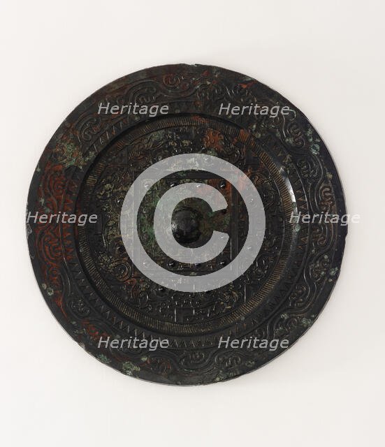 Mirror, Eastern Han dynasty, 1st-2nd century. Creator: Unknown.