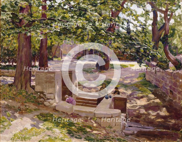 The Fountain of Bahçesaray, 1925. Artist: Vasnetsov, Appolinari Mikhaylovich (1856-1933)