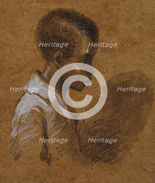 Long Time Ago; Our Contraband, 1825-1870. Creator: Alfred Jacob Miller.