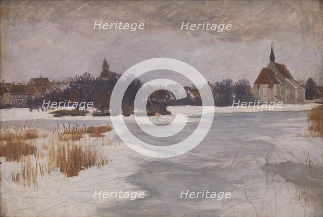 A View of Faaborg. Winter, 1898-1902. Creator: Peter Hansen.