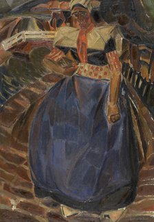 Woman from Spakenburg, 1917. Creator: Gustave De Smet.