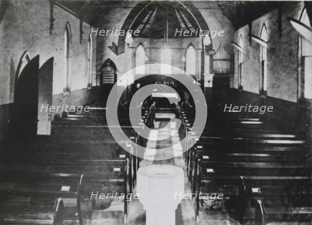 Interior of St. Clement's Church, Mosman, c1890. Creator: Unknown.