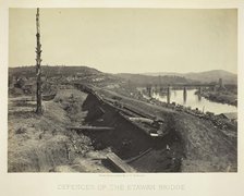Defences of the Etawah Bridge, 1866. Creator: George N. Barnard.